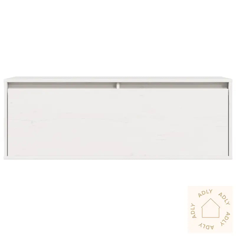 Veggskap Hvit 100X30X35 Cm Heltre Furu