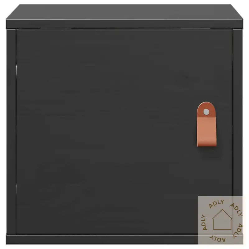 Veggskap Svart 31,5X30X30 Cm Heltre Furu