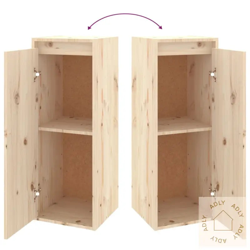 Veggskap 30X30X80 Cm Heltre Furu