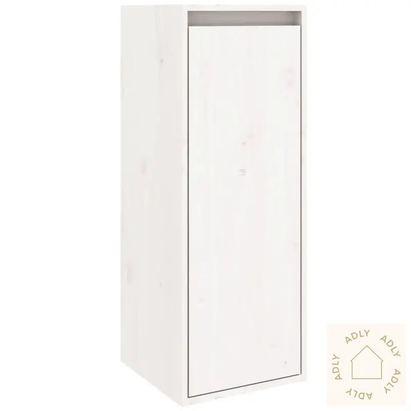 Veggskap Hvit 30X30X80 Cm Heltre Furu