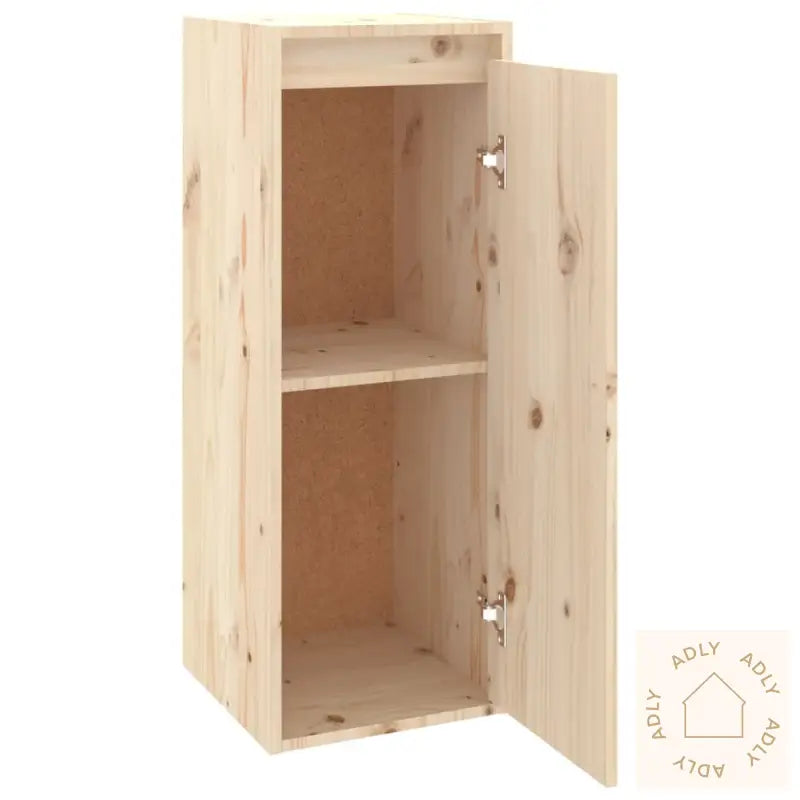 Veggskap 2 Stk 30X30X80 Cm Heltre Furu