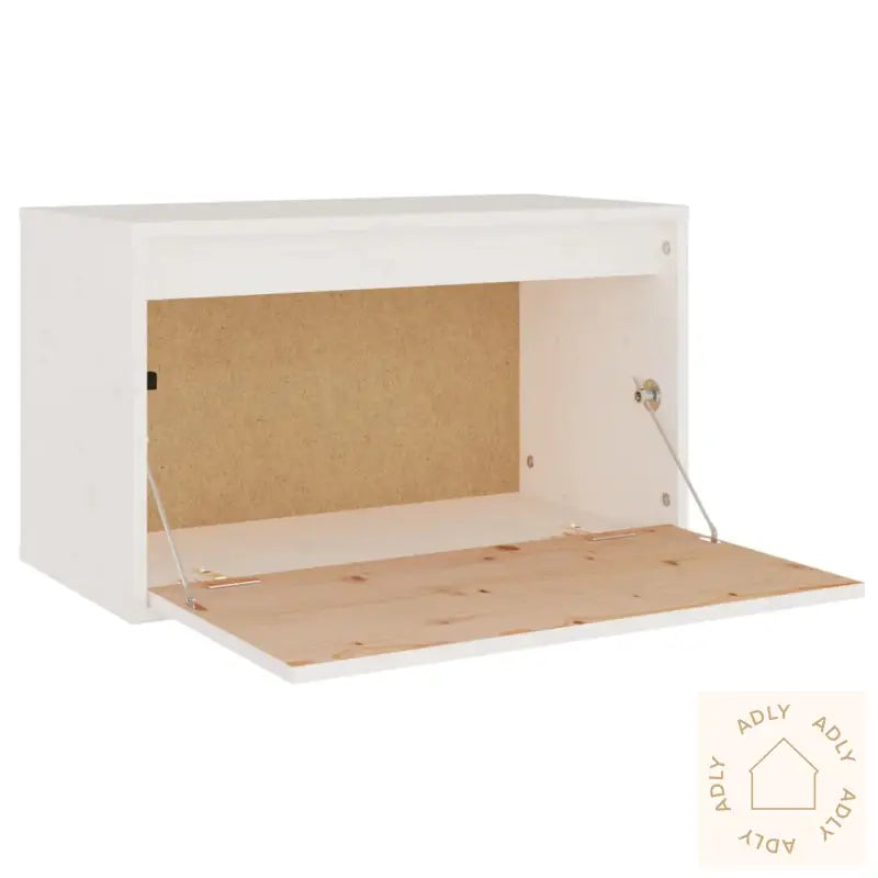Veggskap Hvit 60X30X35 Cm Heltre Furu