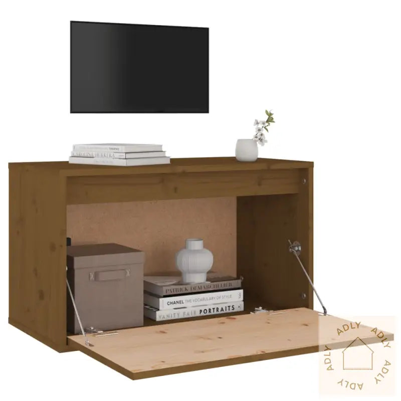 Veggskap Honningbrun 60X30X35 Cm Heltre Furu