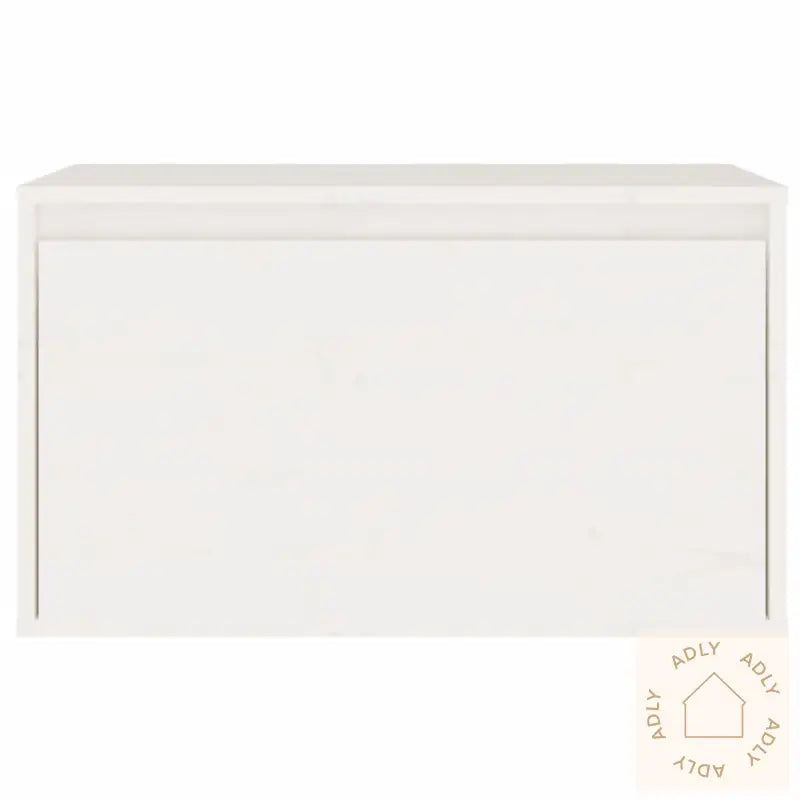 Veggskap Hvit 60X30X35 Cm Heltre Furu