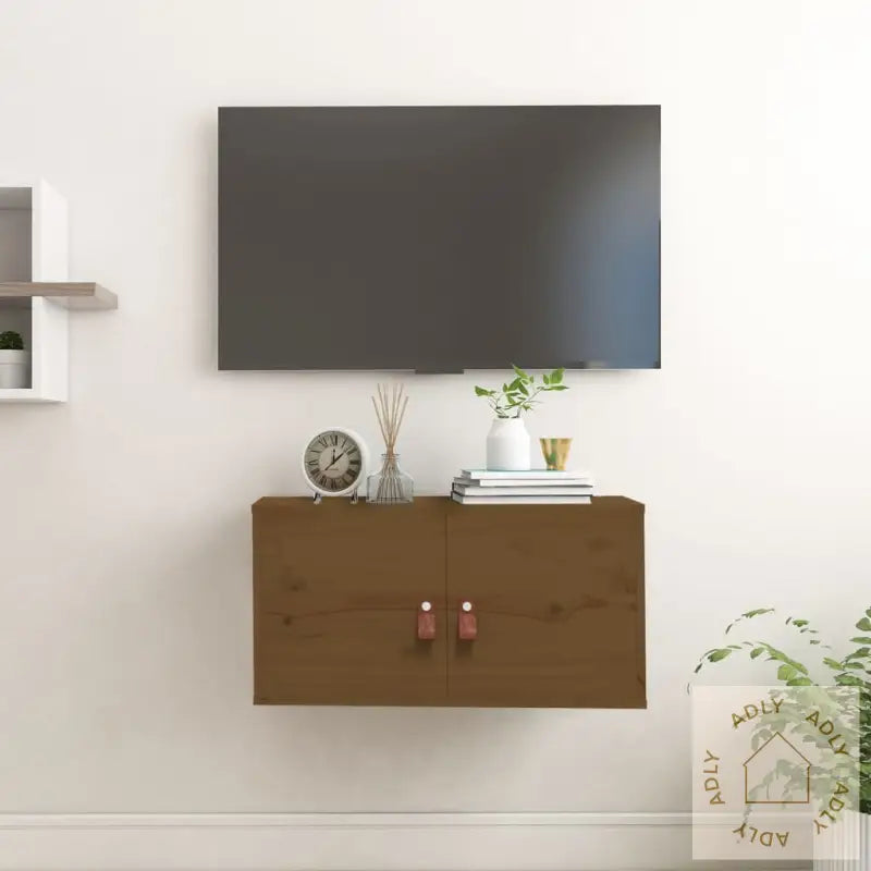 Veggskap Honningbrun 60X30X30 Cm Heltre Furu