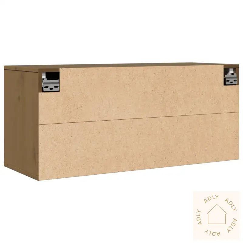 Veggskap Honningbrun 80X30X35 Cm Heltre Furu