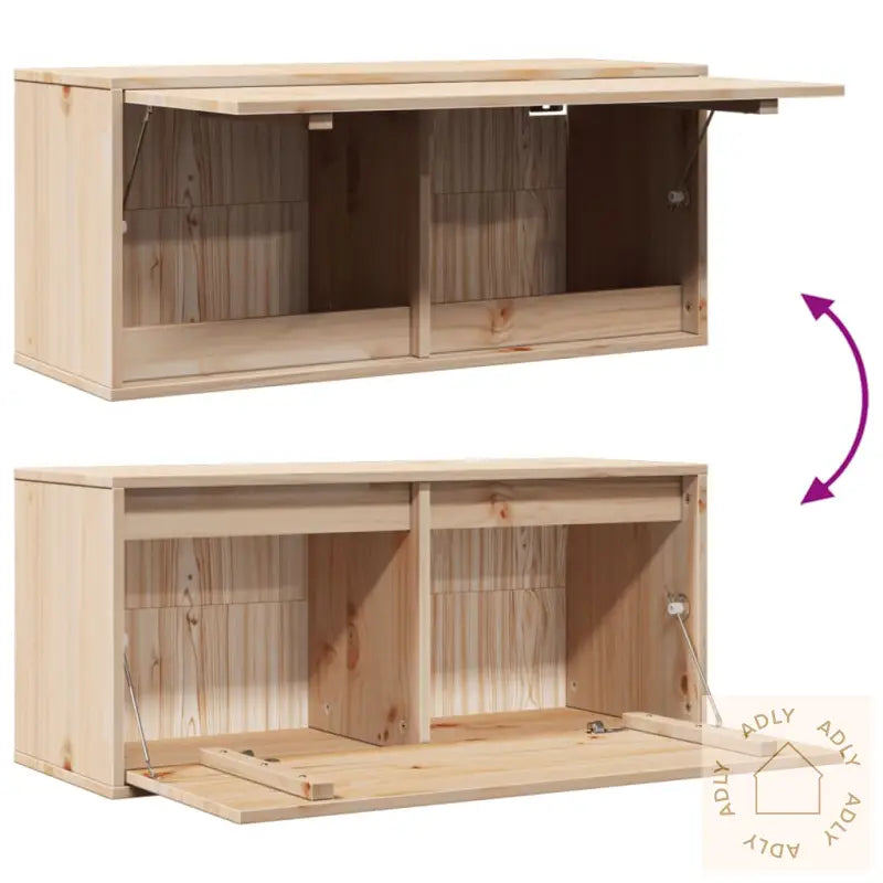 Veggskap 80X30X35 Cm Heltre Furu