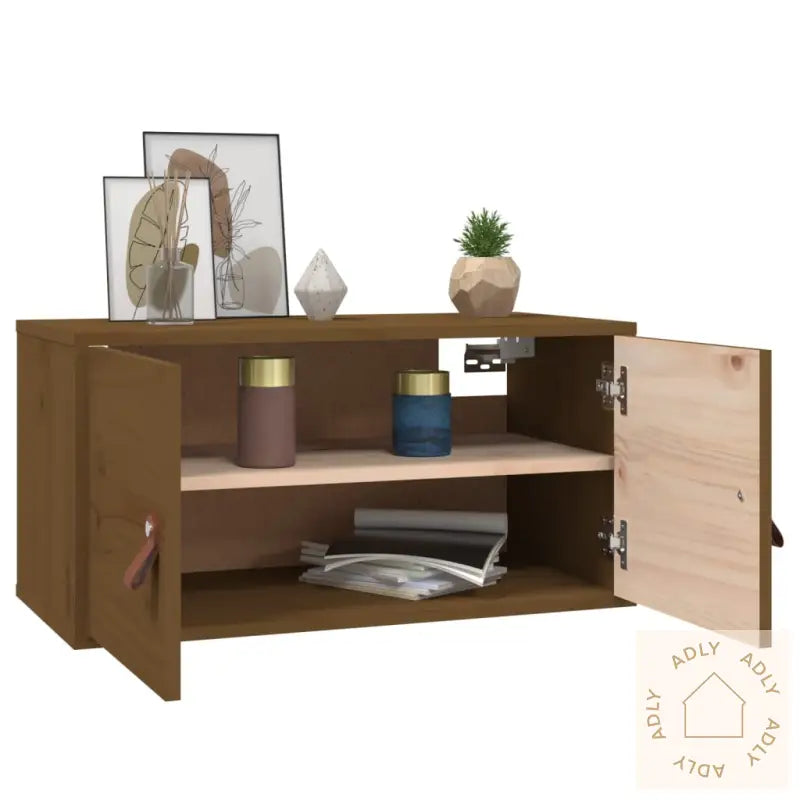 Veggskap Honningbrun 60X30X30 Cm Heltre Furu