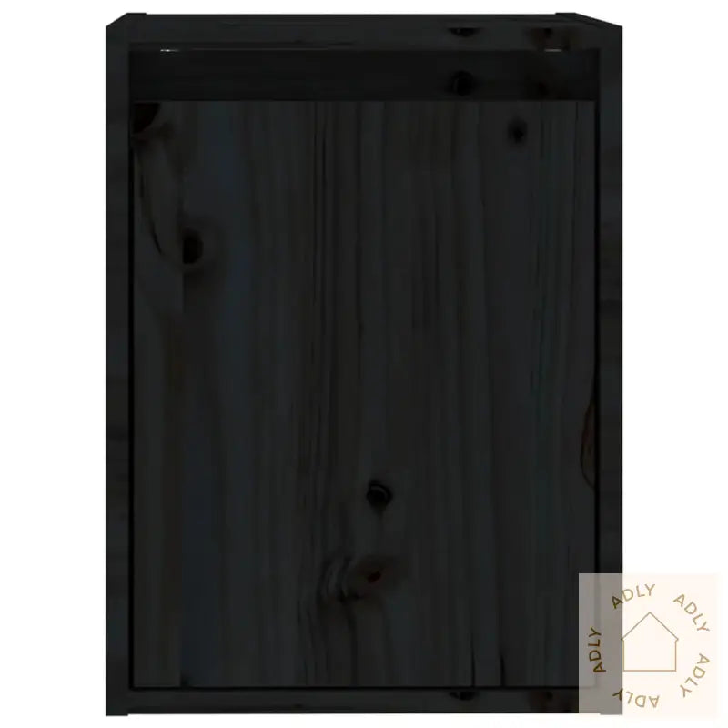 Veggskap Svart 30X30X40 Cm Heltre Furu