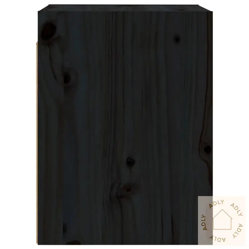 Veggskap Svart 30X30X40 Cm Heltre Furu