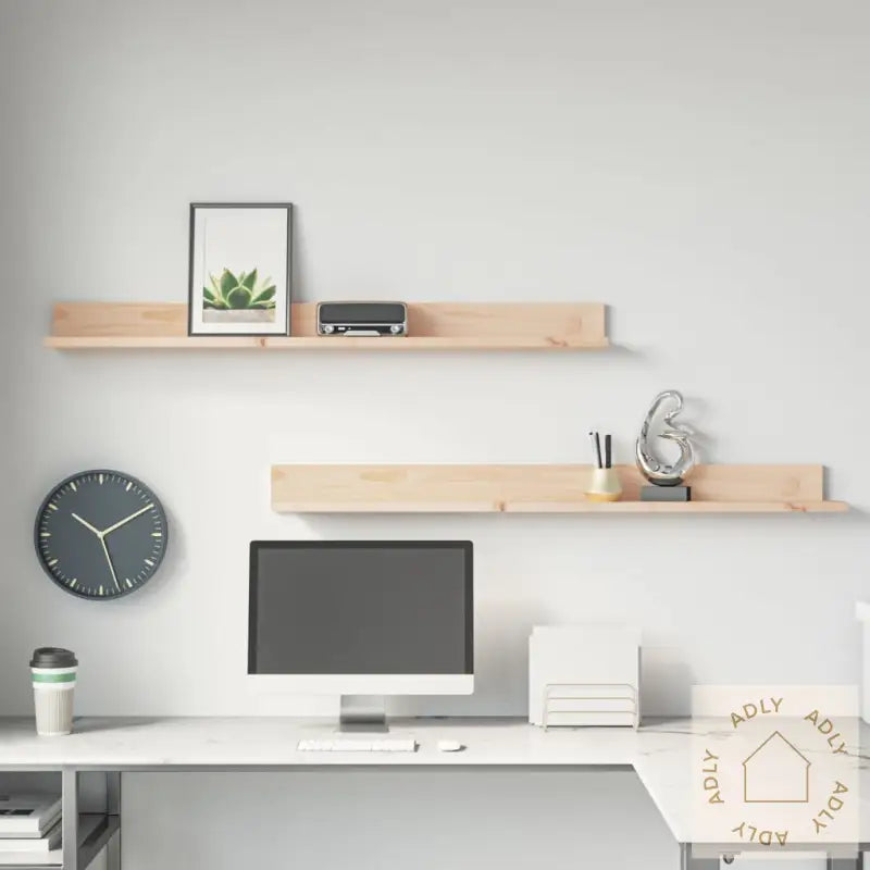 Vegghyller 2 Stk 110X11X9 Cm Heltre Furu