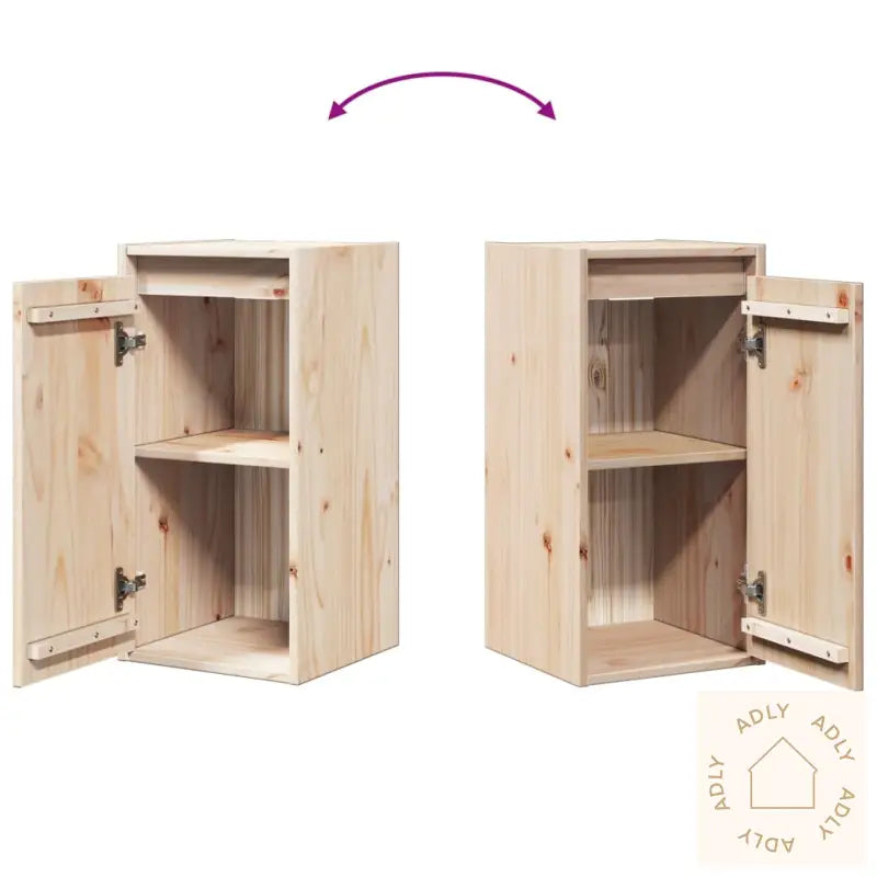 Veggskap 30X30X60 Cm Heltre Furu