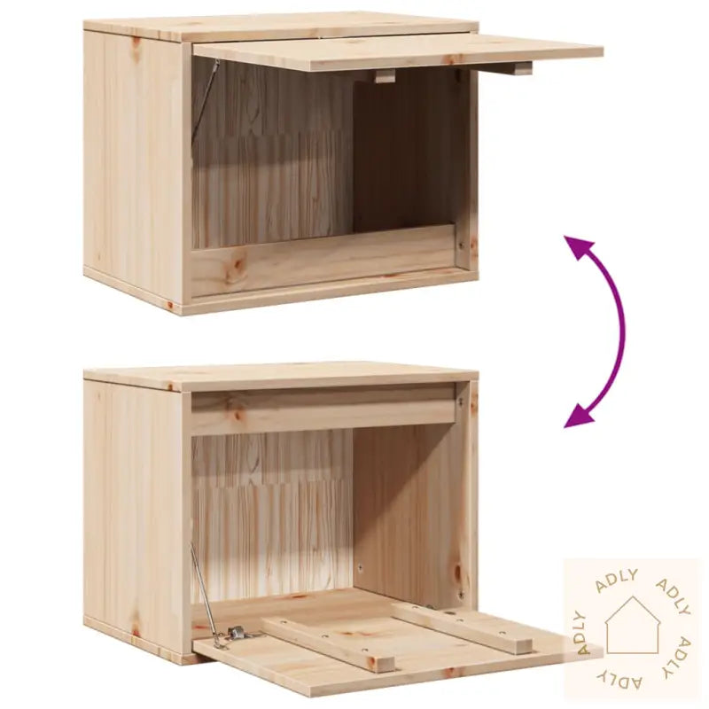 Veggskap 45X30X35 Cm Heltre Furu