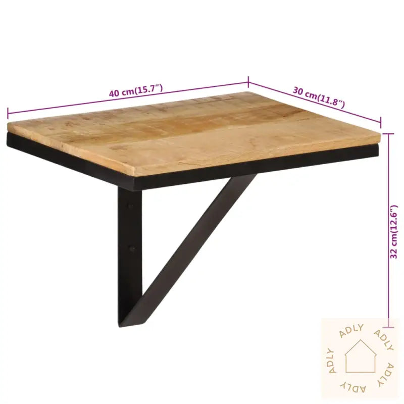 Vegghyller 40X30X32 Cm Heltre Mango Og Jern