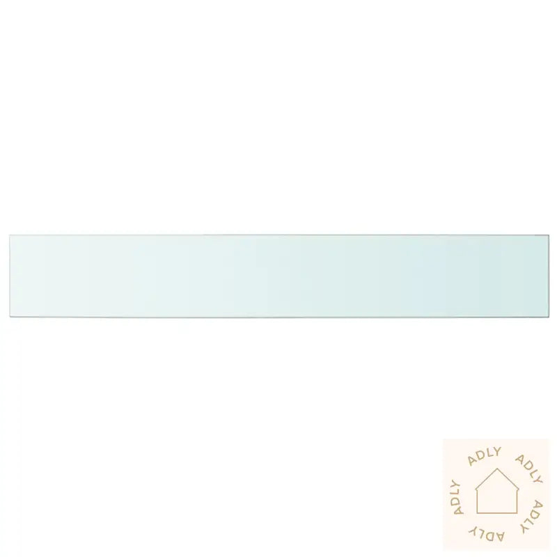 Hyllepaneler 2 Stk Klart Glass 100X15 Cm