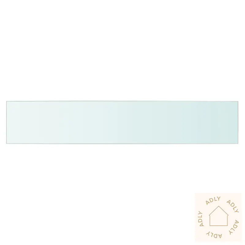 Hyllepanel Klart Glass 80X15 Cm