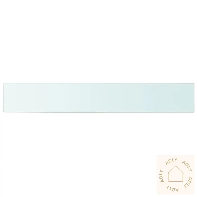 Hyllepanel Klart Glass 100X15 Cm
