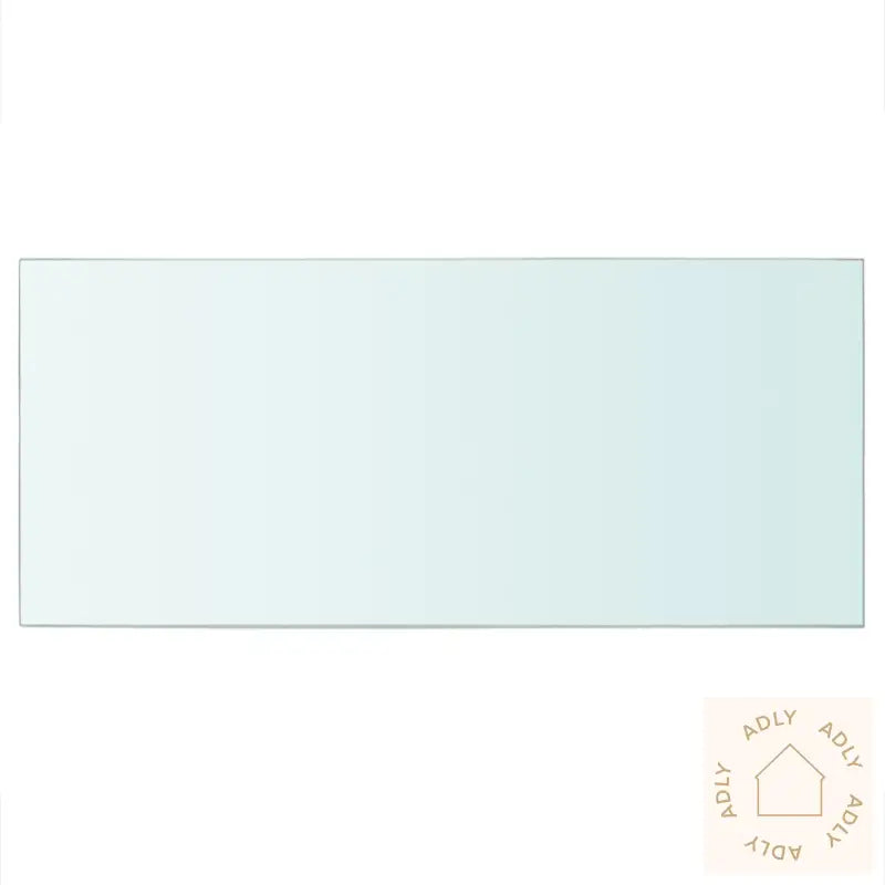 Hyllepaneler 2 Stk Klart Glass 50X25 Cm