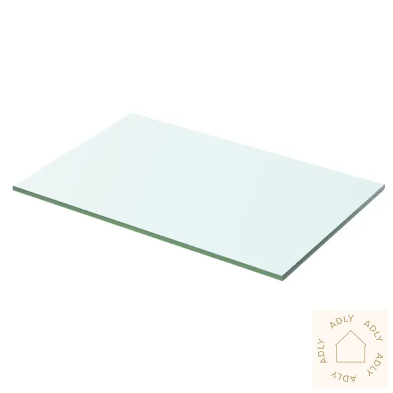 Hyllepanel Klart Glass 50X25 Cm