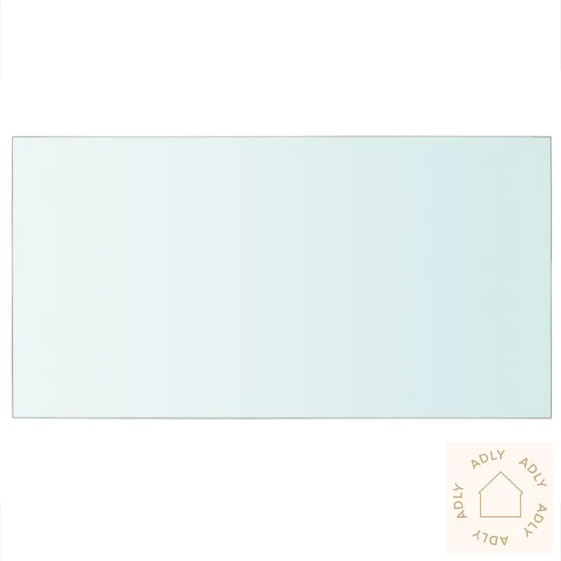 Hyllepaneler 2 Stk Klart Glass 40X25 Cm