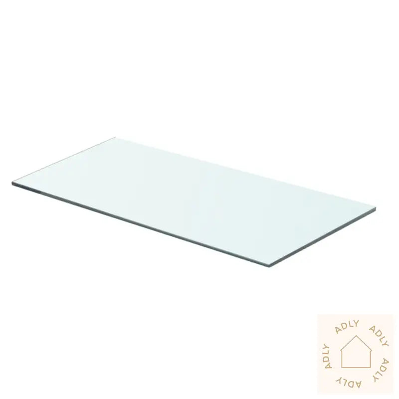 Hyllepanel Klart Glass 60X25 Cm