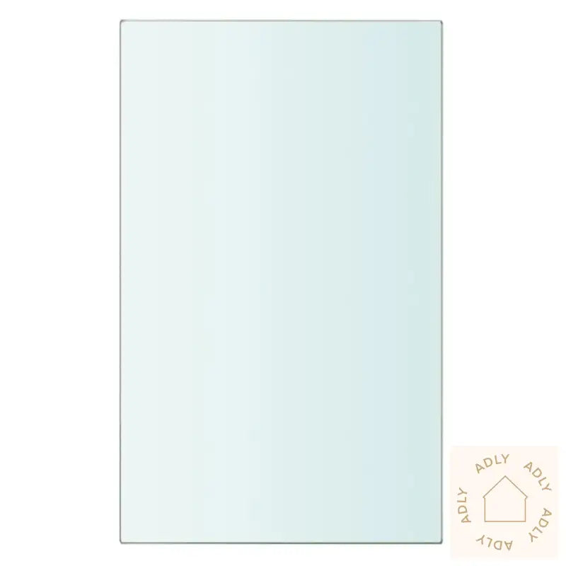 Hyllepaneler 2 Stk Klart Glass 20X12 Cm