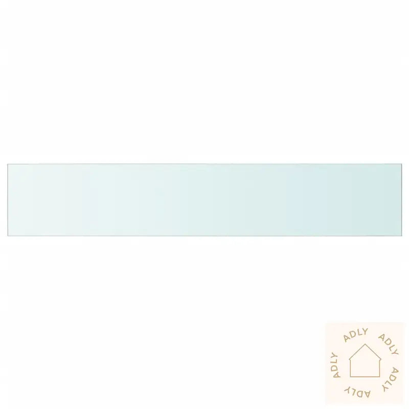 Hyllepaneler 2 Stk Klart Glass 110X20 Cm