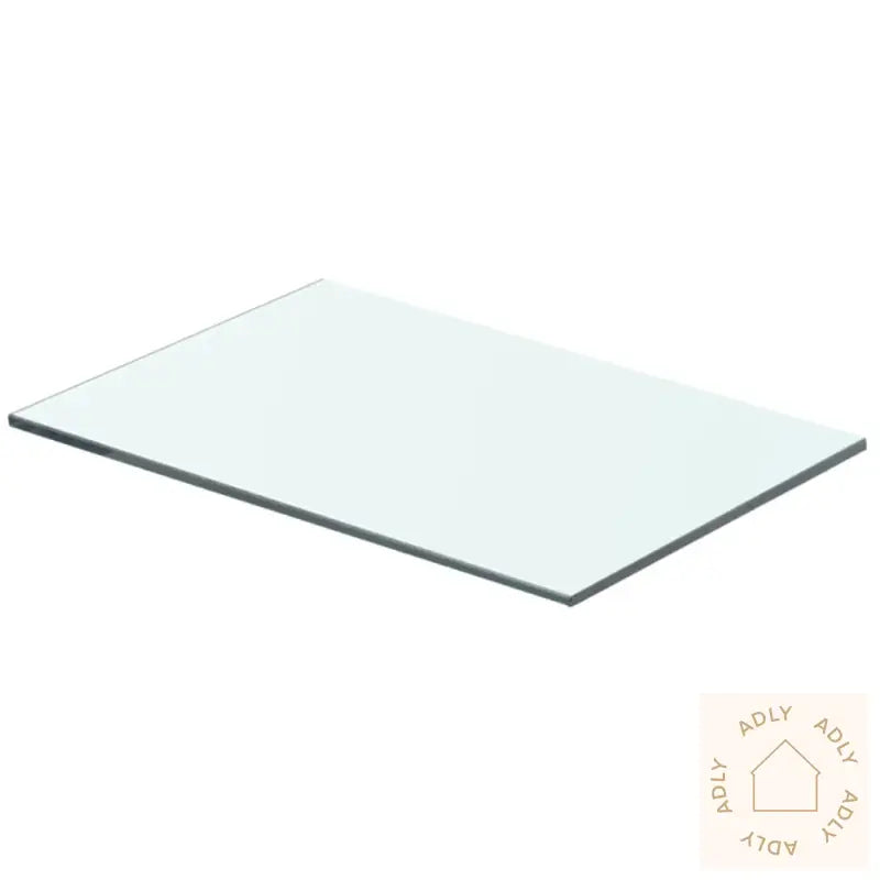 Hyllepaneler 2 Stk Klart Glass 40X20 Cm