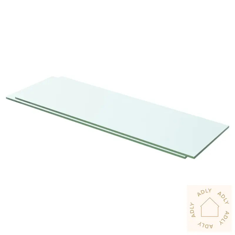 Hyllepaneler 2 Stk Klart Glass 60X15 Cm