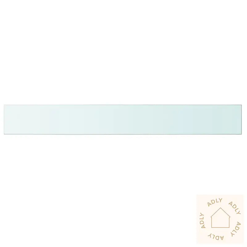 Hyllepanel Klart Glass 100X12 Cm