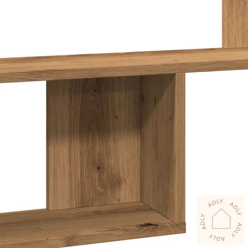 Vegghylle Artisan Eik 100X15X70 Cm Konstruert Tre