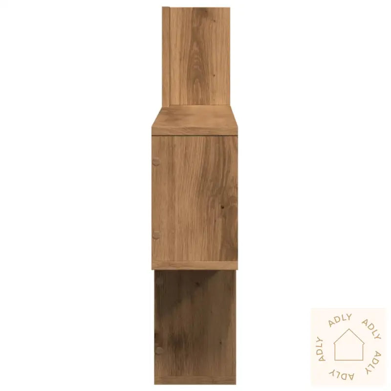 Vegghylle Artisan Eik 100X15X70 Cm Konstruert Tre