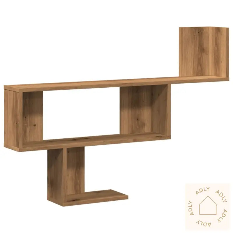 Vegghylle Artisan Eik 100X15X70 Cm Konstruert Tre