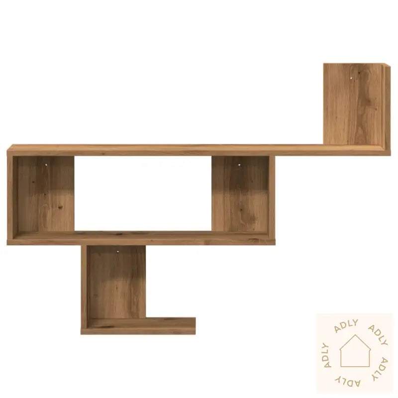 Vegghylle Artisan Eik 100X15X70 Cm Konstruert Tre