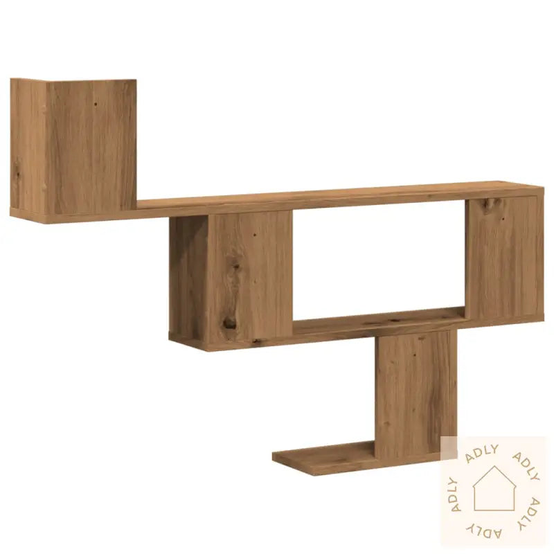 Vegghylle Artisan Eik 100X15X70 Cm Konstruert Tre