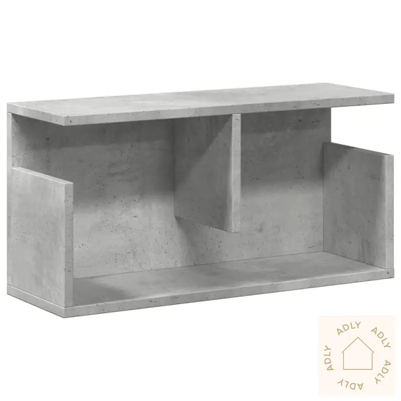 Veggskap 60X20X30 Cm Grå Konstruert Tre