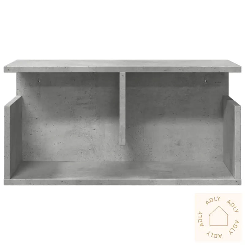 Veggskap 60X20X30 Cm Grå Konstruert Tre
