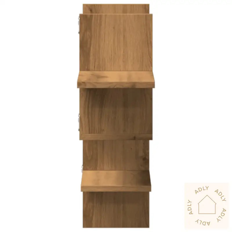 Vegghylle Artisan Eik 124,5X18X60,5 Cm Konstruert Tre