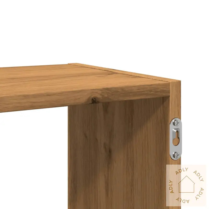 Vegghylle Artisan Eik 100X25X50 Cm Konstruert Tre