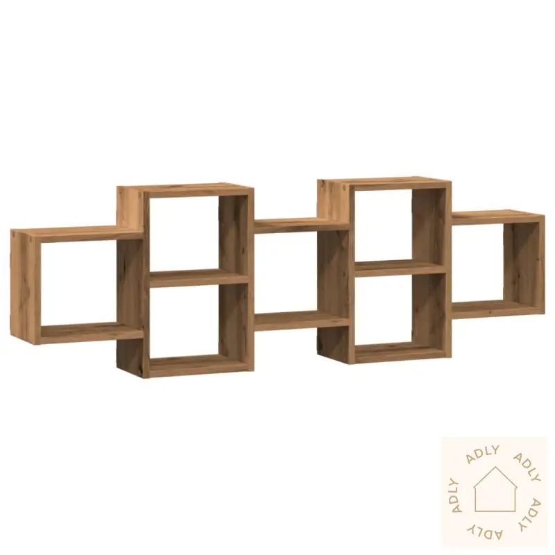 Vegghylle Artisan Eik 129X18X42 Cm Konstruert Tre