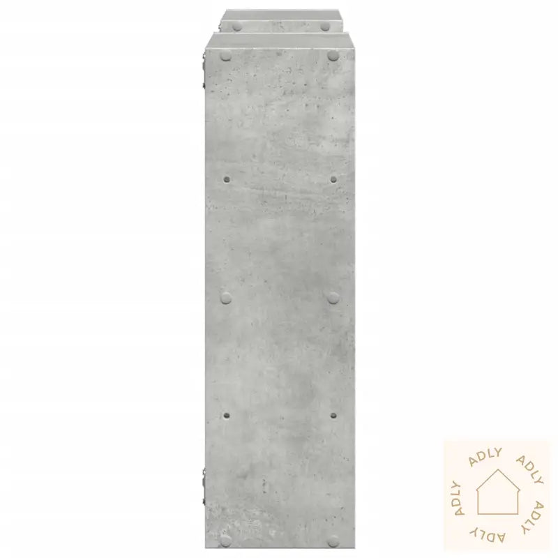 Vegghylle Betonggrå 96X18X60 Cm Konstruert Tre