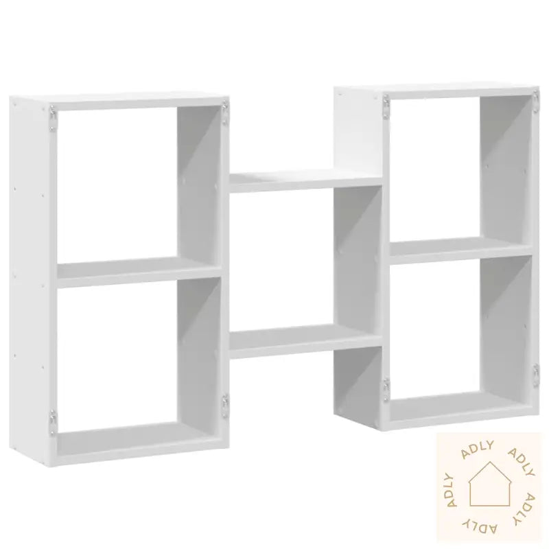 Vegghylle Hvit 96X18X60 Cm Konstruert Tre