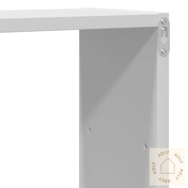 Vegghylle Hvit 96X18X60 Cm Konstruert Tre