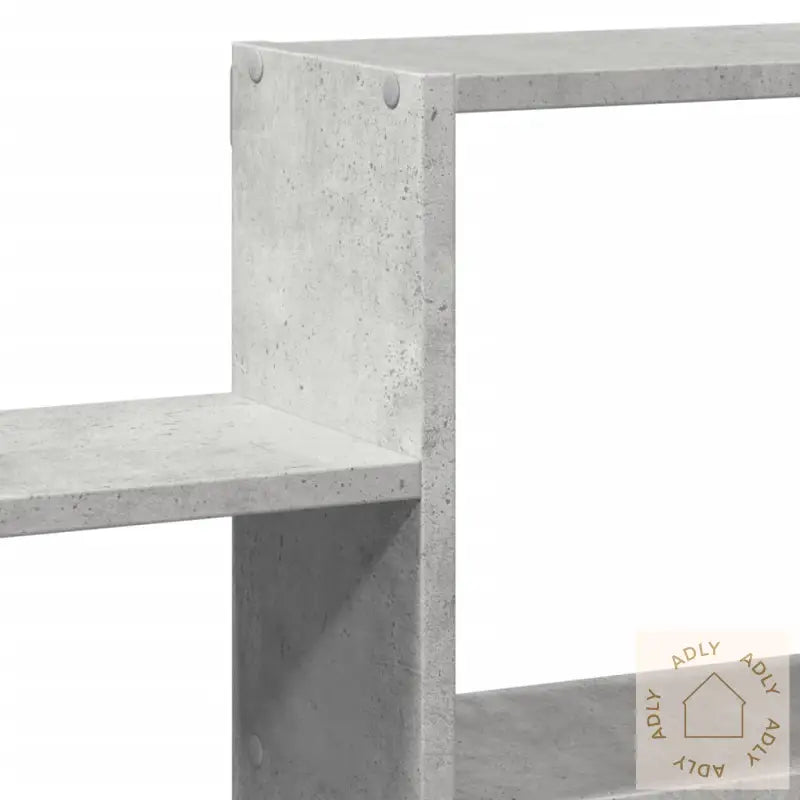 Vegghylle Betonggrå 96X18X60 Cm Konstruert Tre