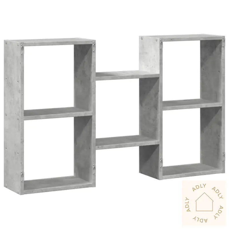Vegghylle Betonggrå 96X18X60 Cm Konstruert Tre