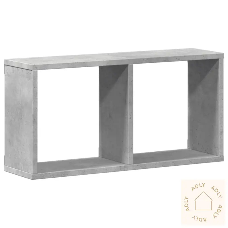 Veggskap 60X16X30 Cm Betonggrå Konstruert Tre