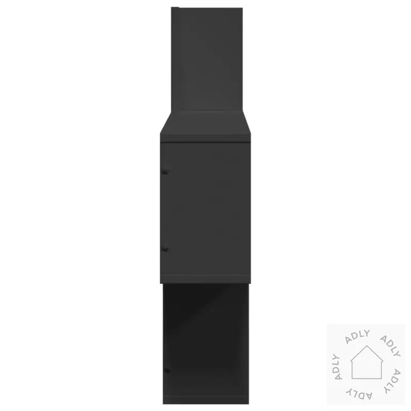 Vegghylle Svart 100X15X70 Cm Konstruert Tre