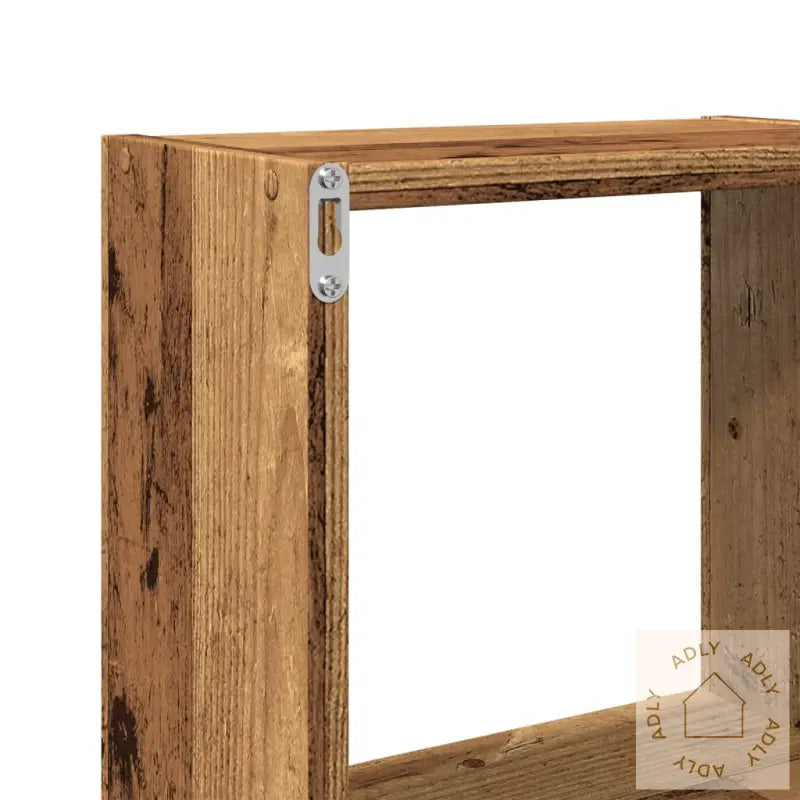 Veggskap 78X18X71 Cm Gammelt Tre Konstruert Tre