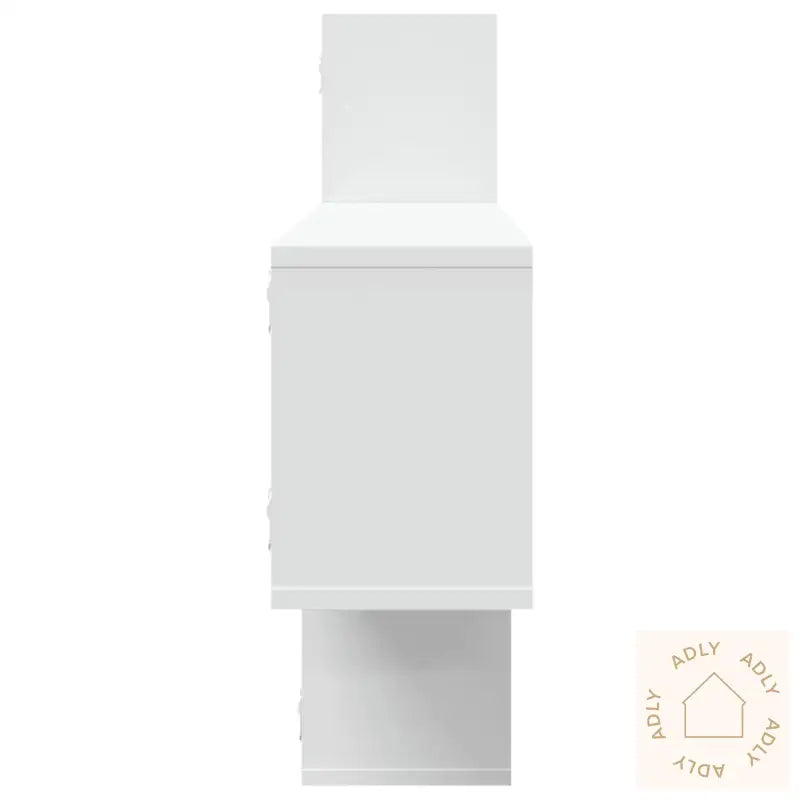 Vegghylle Hvit 167,5X18X68 Cm Konstruert Tre