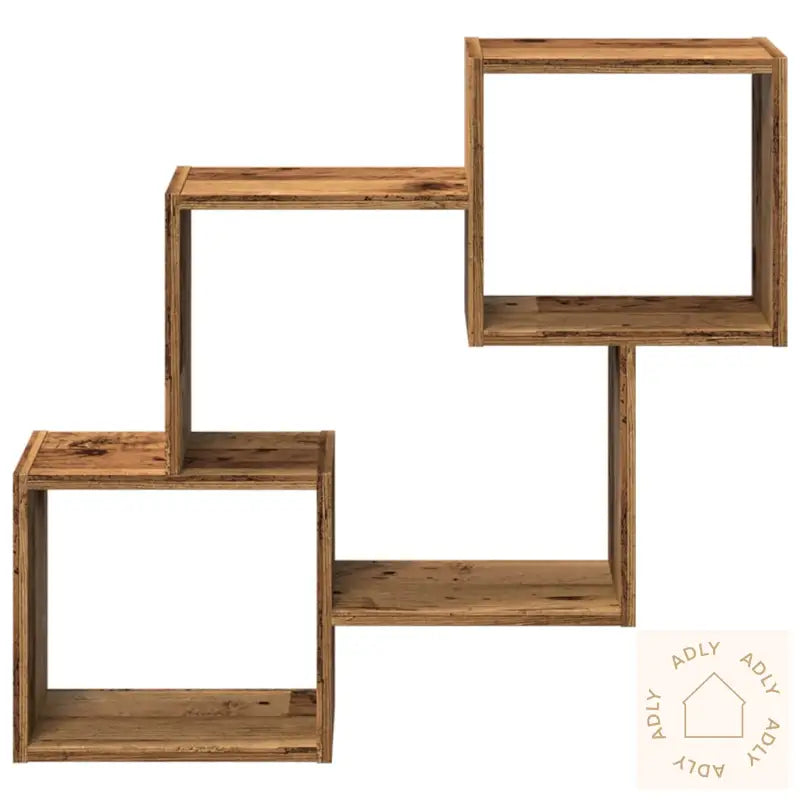 Veggskap 78X18X71 Cm Gammelt Tre Konstruert Tre